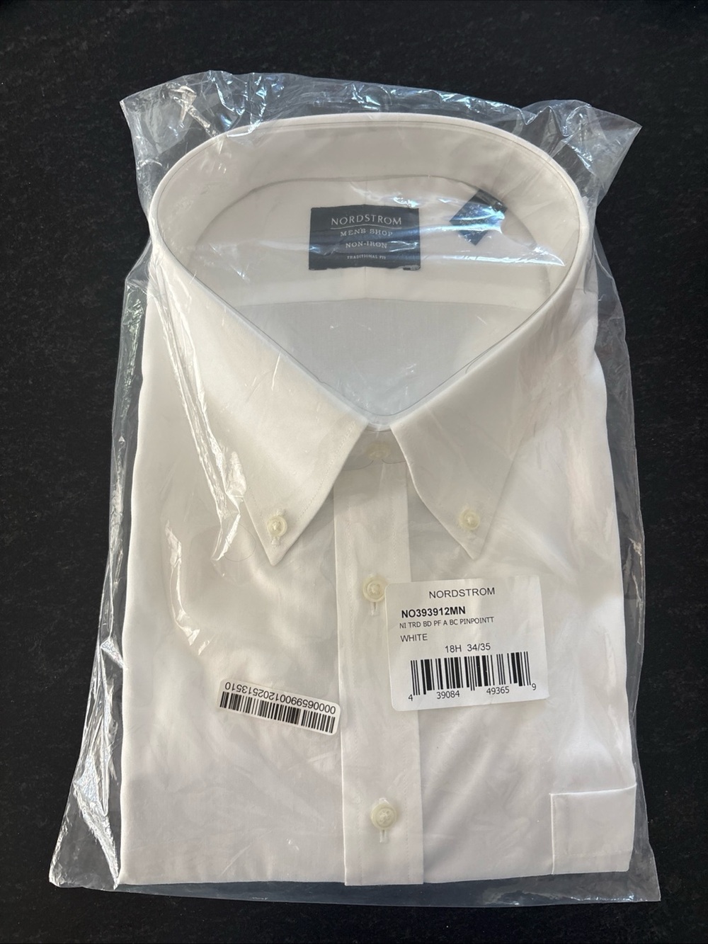 Nordstrom Men’s White Button-Down Dress Shirt